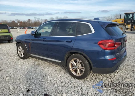 2021 BMW X3 xDrive30I из США, поврежденный, VIN 5UXTY5C09M9F98798